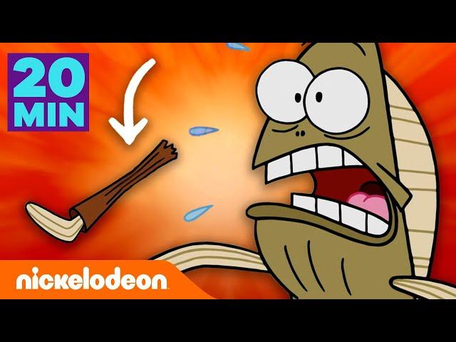 SpongeBob | LA GAMBA! 20 MINUTI ininterrotti di Divertimento con Fred! | Nickelodeon Italia