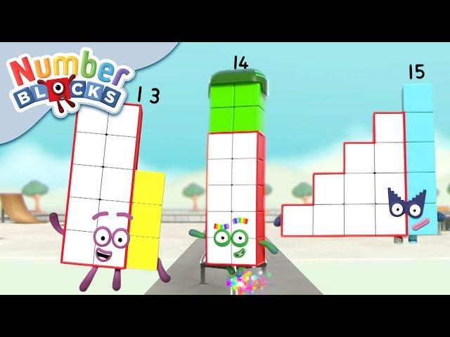 @Numberblocks- Teen Numbers | Learn to Count