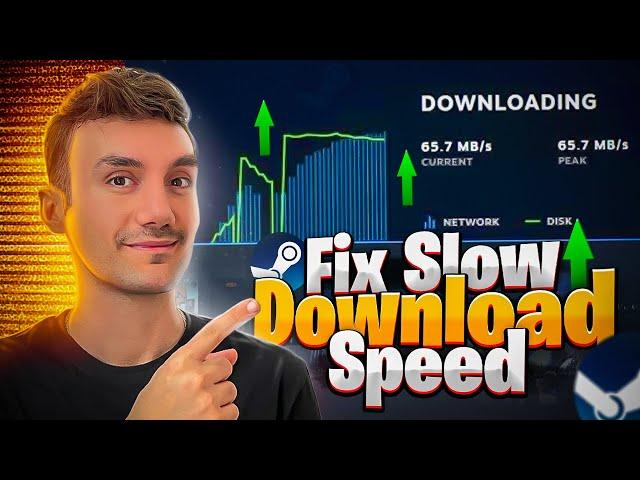 How To Fix Steam Games Slow Download Speed!