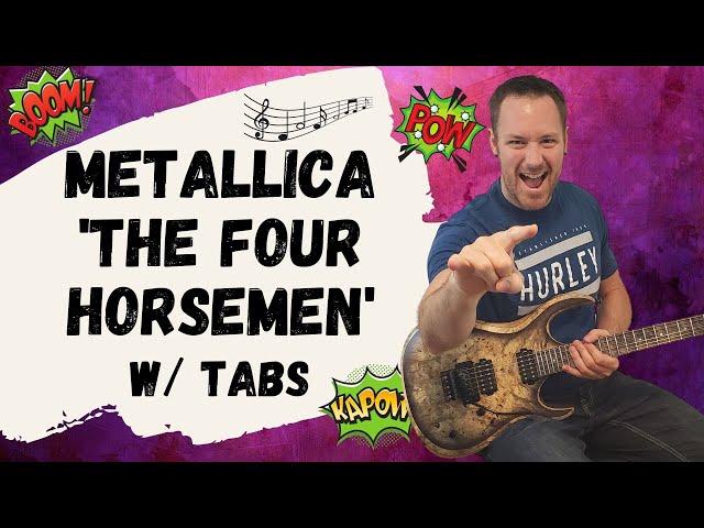 Metallica The Four Horsemen Guitar Lesson + Tutorial