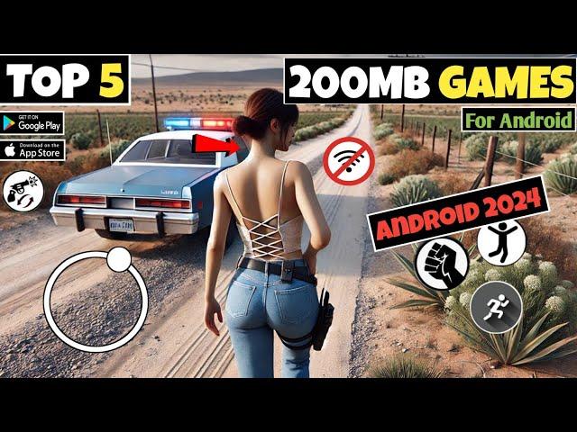 Top 5 Best OFFLINE Android Games Under 200 MB | best mobile games 2024