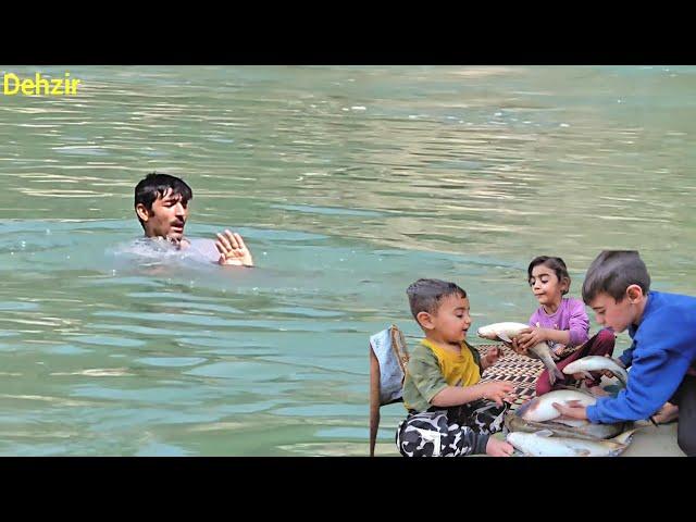 Hot bread and fresh fish; the story of a memorable day by the river with Aqaghrbun