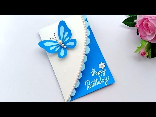 Beautiful Handmade Birthday card//Birthday card idea.