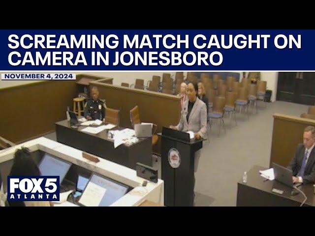 I-Team: Screaming match caught on camera at Jonesboro City Council meeting