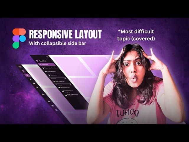 How to make Collapsible Sidebar responsive layout animation in Figma | This Will Blow Your Mind!