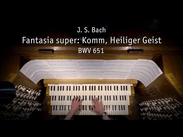 Bach: Komm, Heiliger Geist (BWV 651) | John Challenger, Salisbury Cathedral