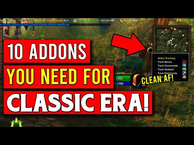 10 Addons You NEED for Classic Era & Hardcore Challenge