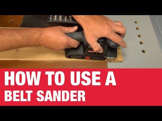 How To Use a Belt Sander - Ace Hardware