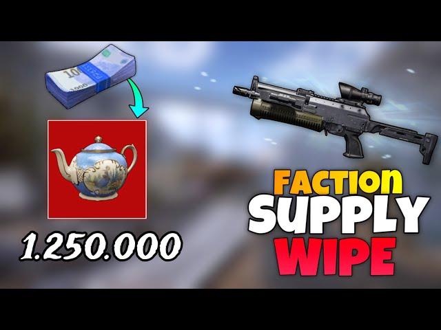 Faction Money Got 1.3 Mil with Bizon Faction Supply wipe Hurry Up 