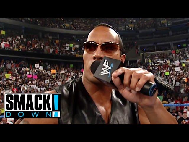 The Rock Returns | Calls Out Stone Cold Steve Austin - SMACKDOWN!