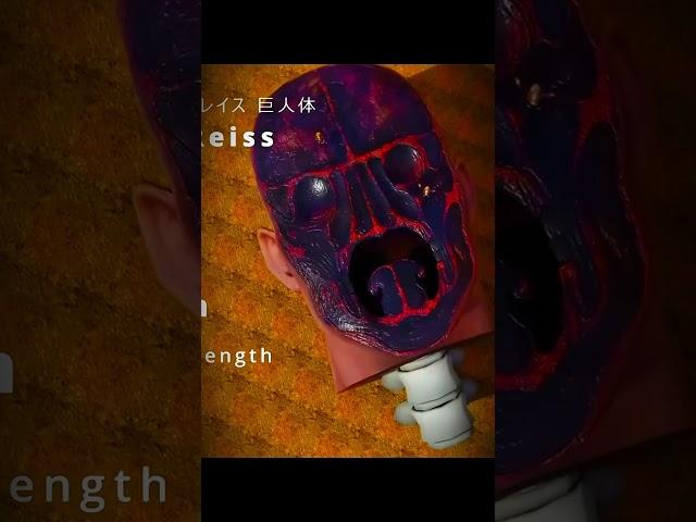 Attack on titan head size edit ️ #attackontitan #anime #titan #aot #shorts