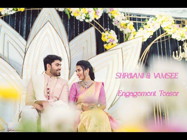 Shravani & Vamsee Engagement Teaser #4k #wedding #engagement #trailer #trending