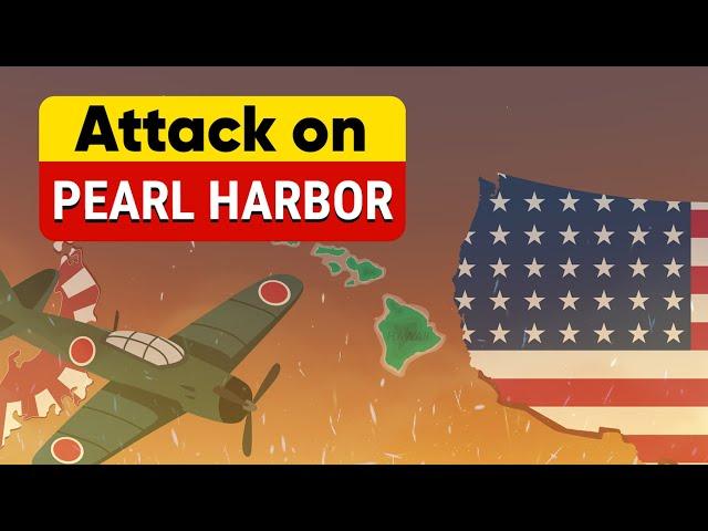 US vs Japan: Pearl Harbor Attack - Maps and Timelines in World War 2