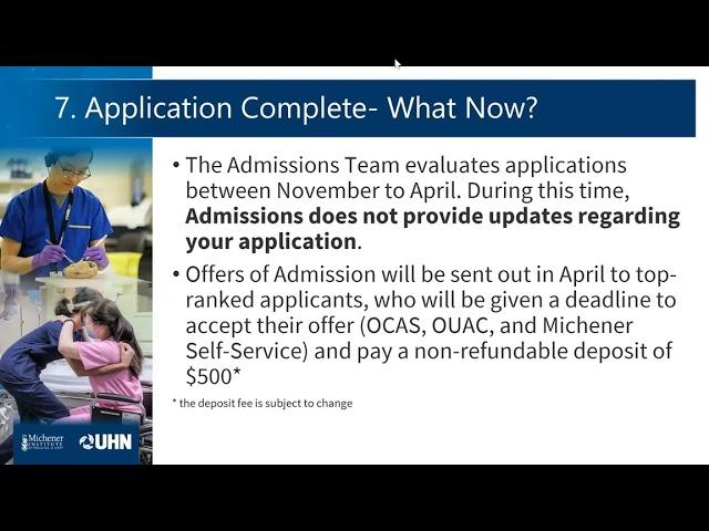 How to Apply from Start to Finish - Michener Full-time Programs