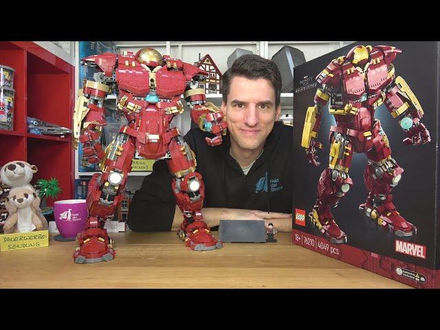 Gruselig! 550€ und nichts an dem Ding passt! Schäbig & lieblos: LEGO® 76210 Hulkbuster