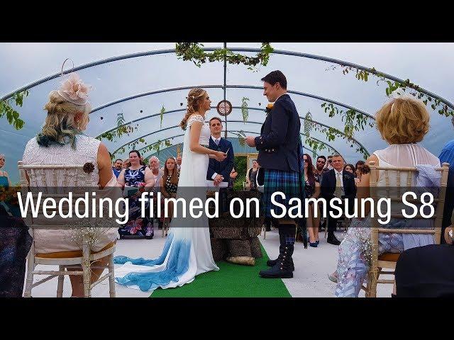 Wedding filmed entirely on smartphone - Samsung S8