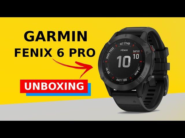 Garmin Fenix 6 Pro Unboxing HD (010-02158-02)