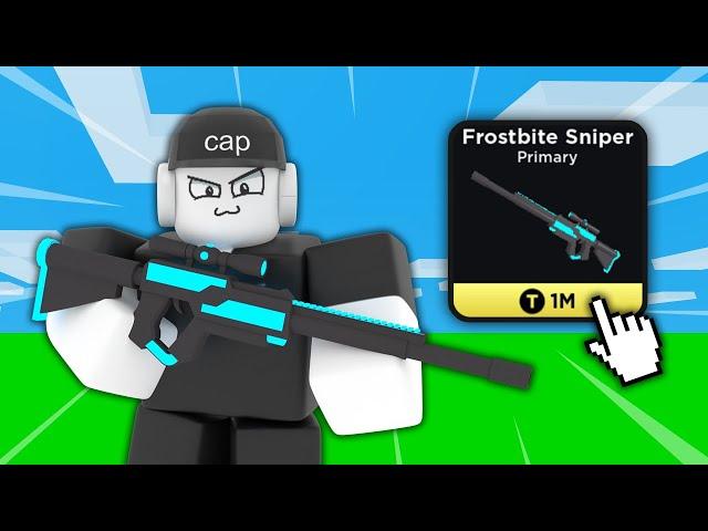 I spent $1,000,000 on a SNIPER (Roblox Base Battles)