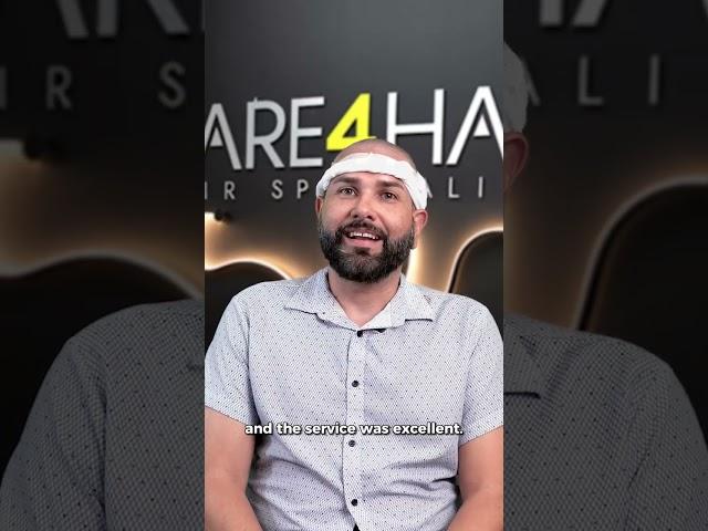Luis Nos Habla de su Proceso de transplante Capilar en Care4Hair  #beforeandafter #implantedebarba