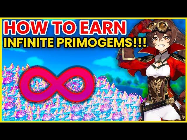 How To Earn INFINITE Primogems FAST!!! (IN 1 MINUTE!!!!) | Genshin Impact