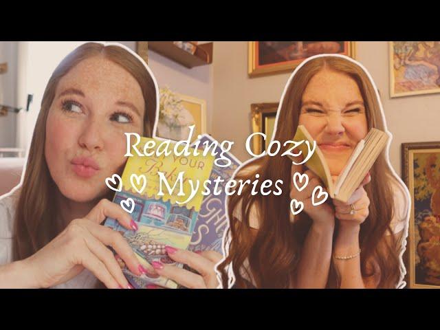 Cozy Mystery Reading Vlog ️ Shakespeare inspired cozies?? + new bookstore shopping 