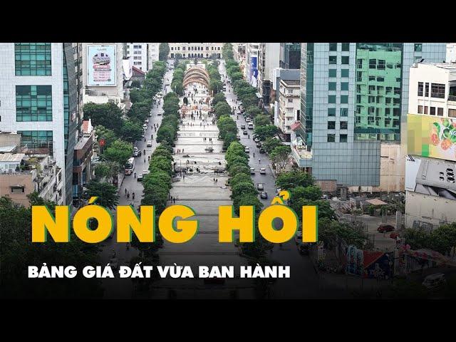 TP.HCM ban hành bảng giá đất, giá đất ở cao nhất 687 triệu đồng/m² ở quận 1