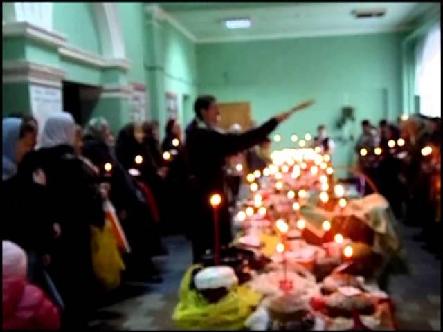 ОСВЯЩЕНИЕ КУЛИЧЕЙ в СНОПКЕ