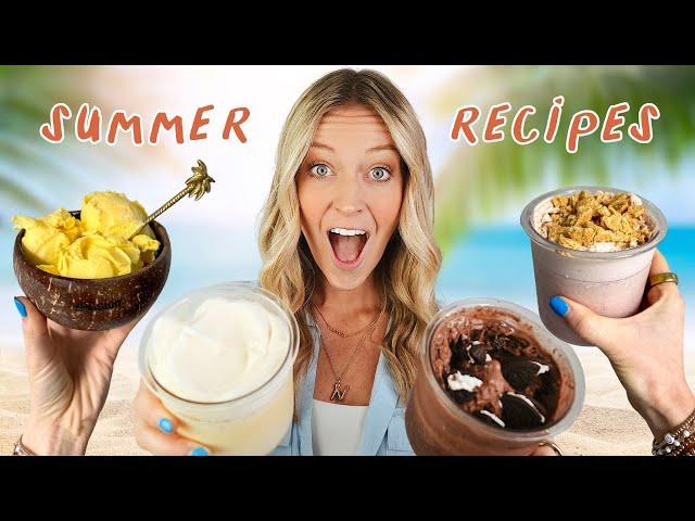 Ninja Creami PROTEIN ICE CREAM Summer Recipes ️