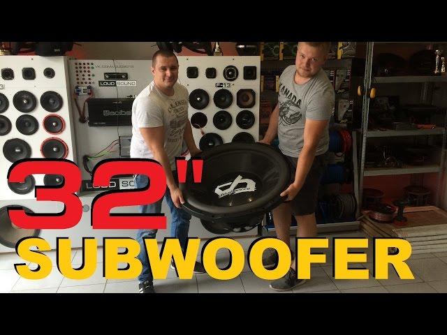 World's biggest subwoofer! Самый большой сабвуфер в мире! [eng sub]