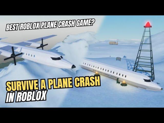 SURVIVE A PLANE CRASH in Roblox | Survive Flight 871