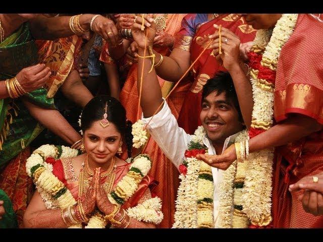 G.V. Prakash Kumar & Saindhavi Wedding