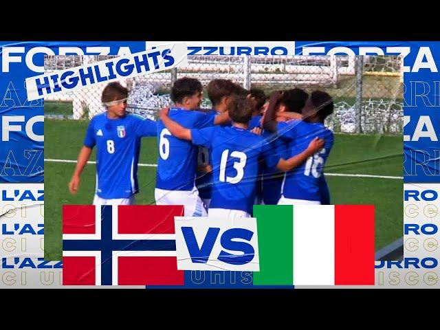 Highlights: Norvegia - Italia 0-7 | Under 17 | Qualificazione Campionato Europeo