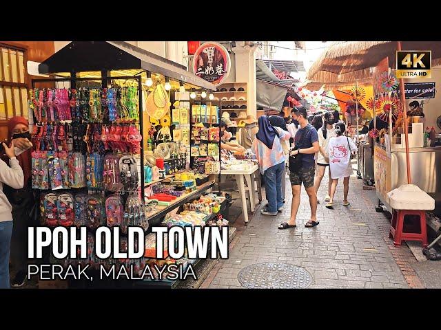 Ipoh Old Town Walking Tour: Step Back in Time | Perak, Malaysia | 4K