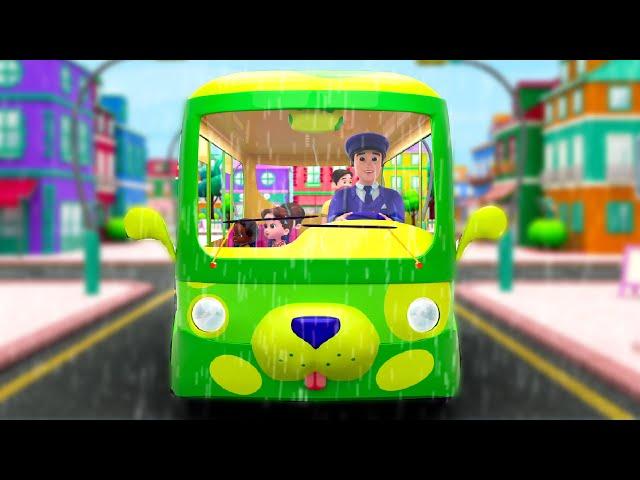 Wheels on the Bus Nursery Rhymes for Kids & Cartoon Videos