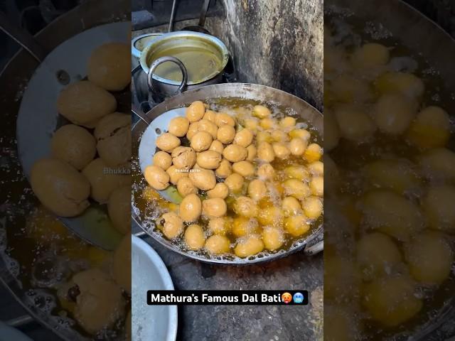 Mathura’s Famous Dal Bati|| Indian Street Food