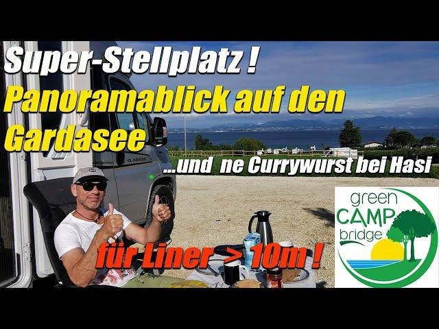 Super Stellplatz - Panoramablick auf den Gardasee - auch für Liner! - Currywurst bei Hasi! - Lazise