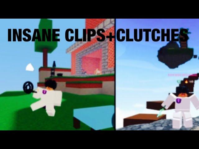 INSANE CLIPS+CLUTCHES (Roblox bedwars)