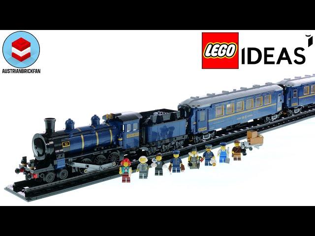 LEGO Ideas 21344 The Orient Express Train – LEGO Speed Build Review