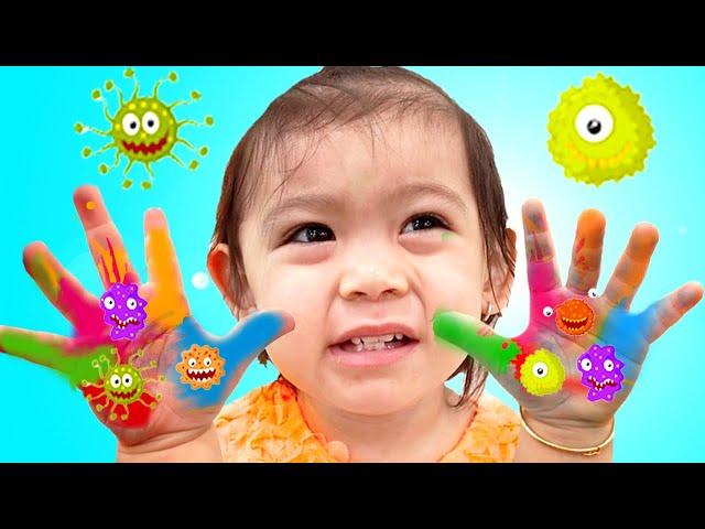 Baby Maddie Pretend Play Wash Your Hands | Kid Stories About Washing Hands