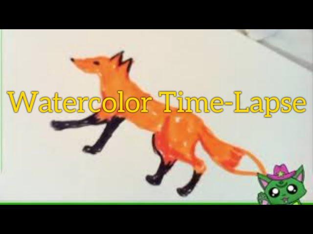 Quick Time-Lapse Watercolor Painting