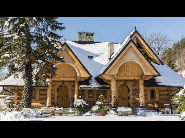 Winter Log Cabin With Amazing Interiors You Have To See