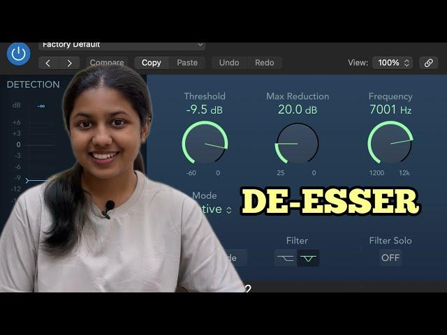 How to use a DE-ESSER ? Remove the harsh sounds from your track !