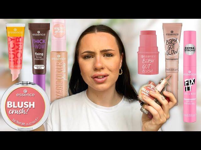 CHEAP MAKEUP?! Full Face of Essence Cosmetics | Testing Affordable Makeup (+ VIRAL dupes)