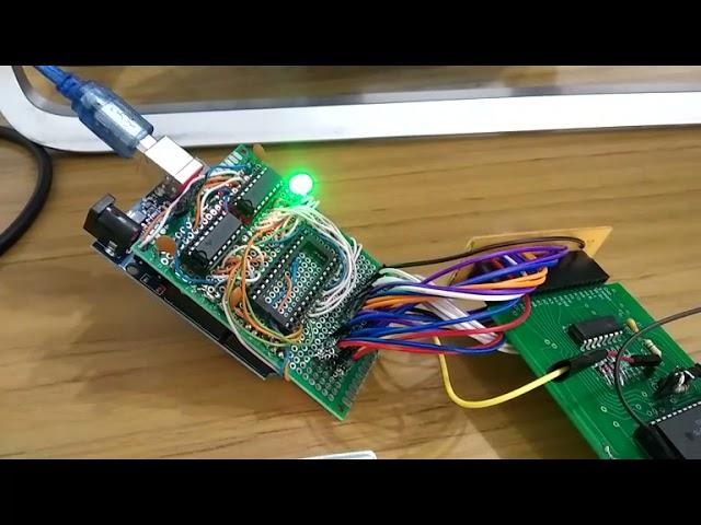 Making a Timex SInclair 2068 cartridges using the Arduino UNO by serial port.