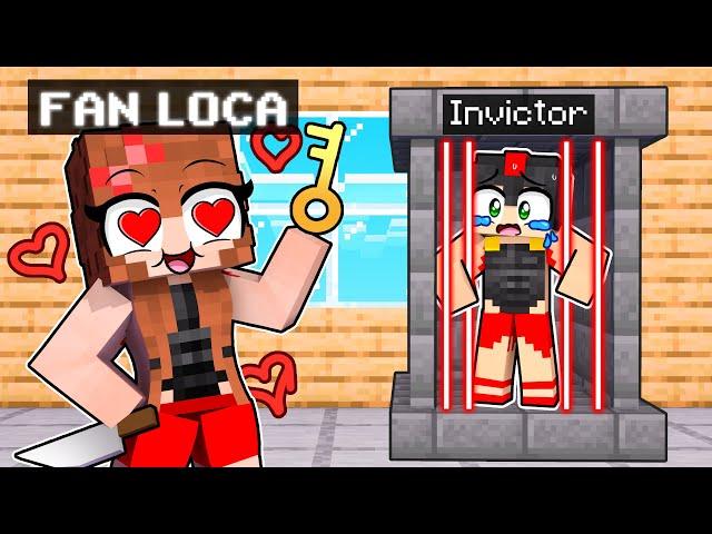 ENCERRADO en la PRISION de Mi FAN LOCA POPULAR!  MINECRAFT