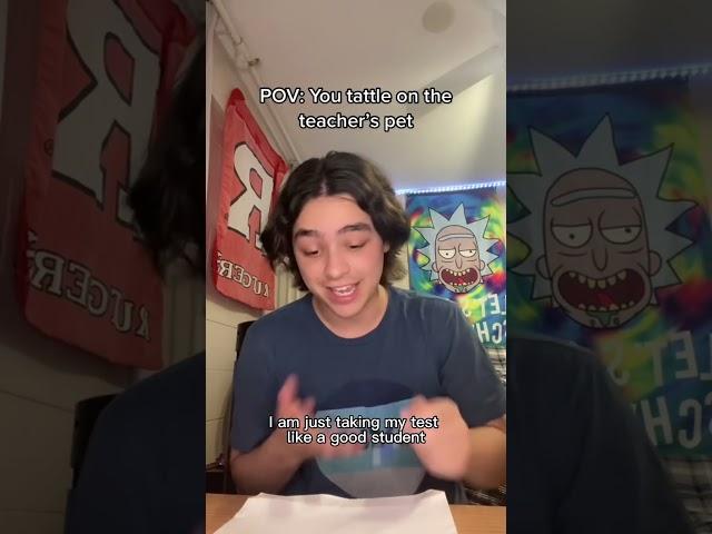 POV: You tattle on the teacher’s pet #shorts