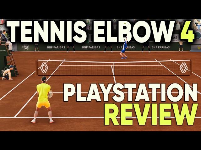 Tennis Elbow 4 Playstation Review - The BEST Tennis Simulator Has Arrived...