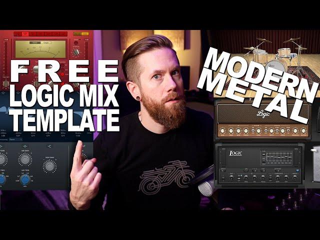 In The Mix: Stock Logic Plugins (Complete Modern Metal Mix & Free Logic Template)