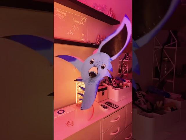 Why tf he keep looking at me like that #paperdragons #axey #paperdragonpuppet #dragon #artist
