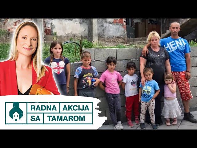 Radna akcija sa Tamarom - kod porodice Radenković I PRVA